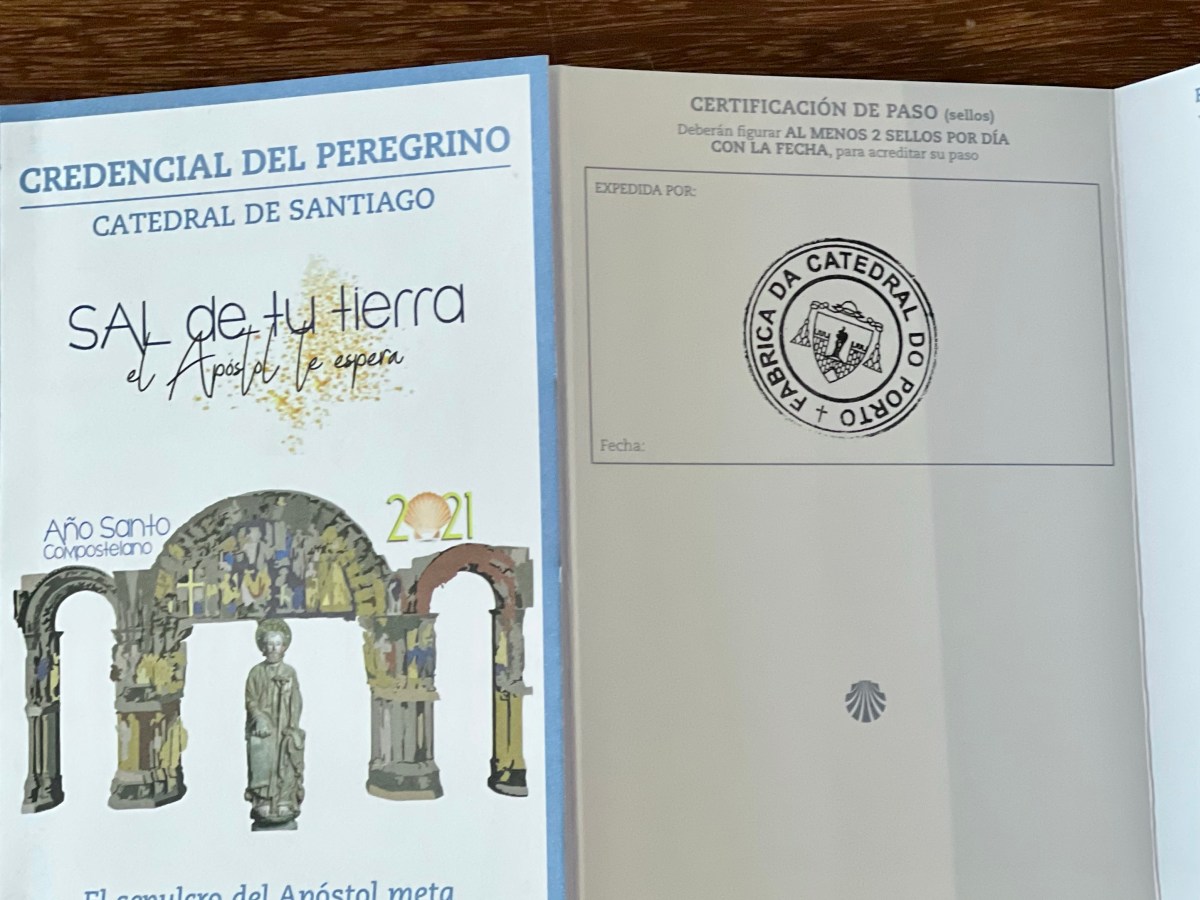 El Camino Portugues to Santiago de compostela