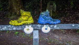 The shoes in Saint James way.